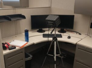 Existing condition open office privacy testing