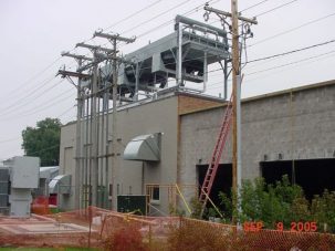 Princeton Power Plant Sound Wall